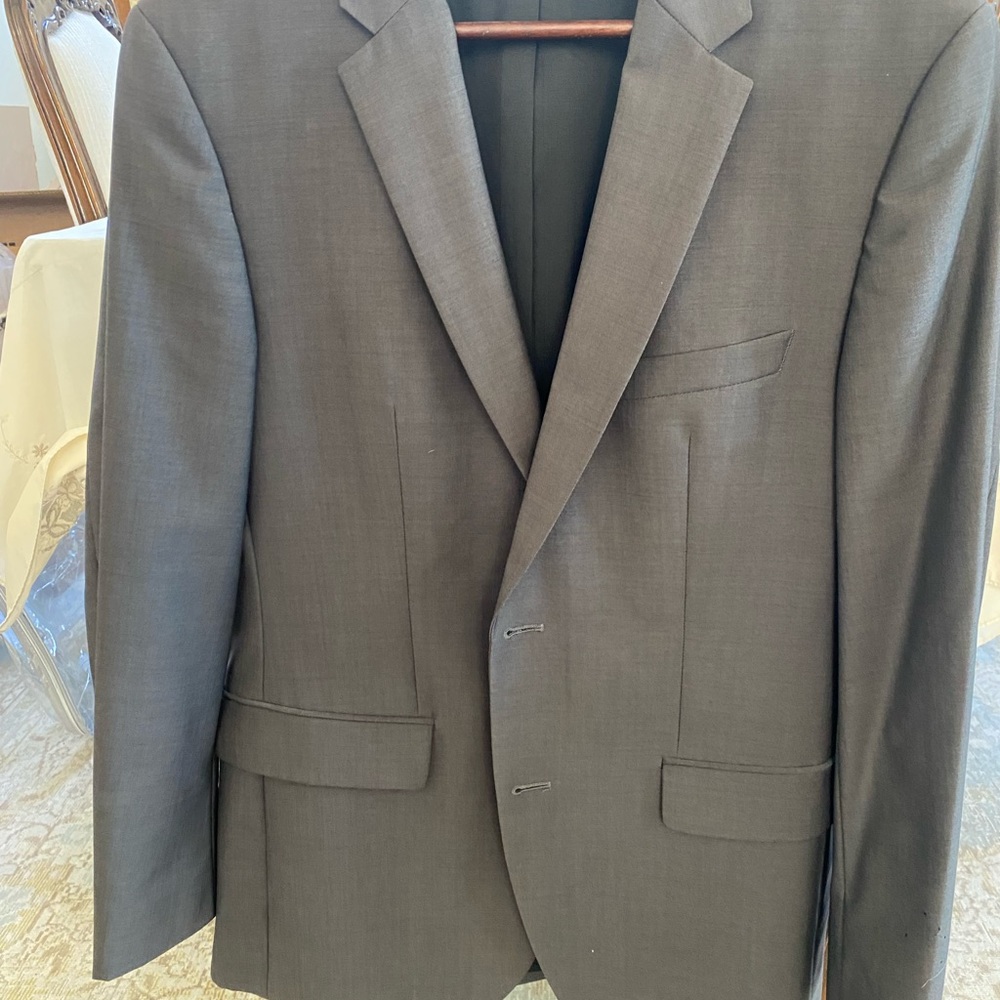 Gray Hugo Boss Suit Jacket